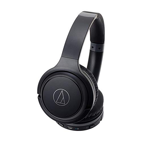 AudioTechnica ATHS200BTBK Bluetooth Wireless OnEar Headphones with