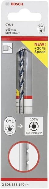 Bosch CYL-5 Concrete Drill Bit 5 x 100 mm Robust Line for Impact Drills view 2