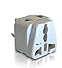 Grounded Universal 2 in 1 Plug Adapter Type I for Australia, China, New Zealand and more - CE Certified - RoHS Compliant