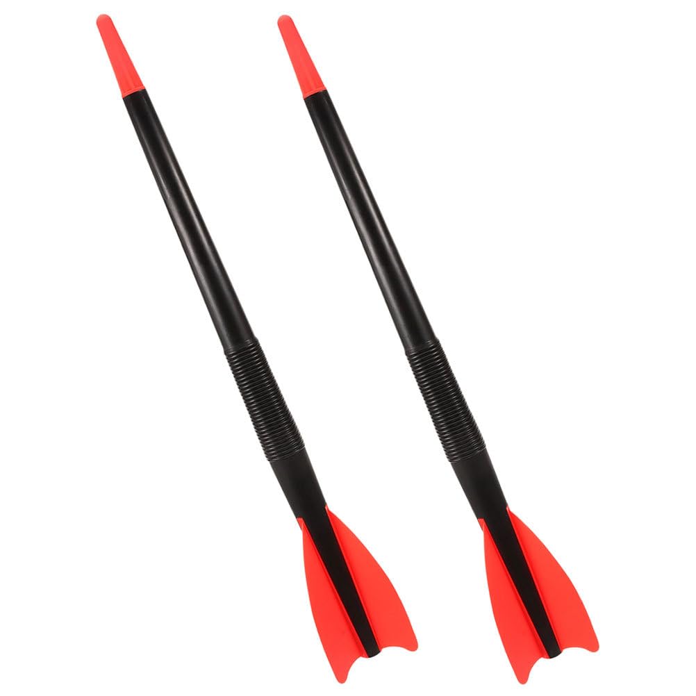 Milisten 2 Pcs Soft Plastic Training Javelin for Kids School Competition Throwing Practice Indoors or Outdoors Reusable Track and Field Equipment