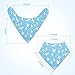 Baby Bibs,8 Packs Baby Bandana Drool Bibs, Unisex Stylish Design for Boys & Girls, Highly Absorbent Soft 100% Organic Cotton with Adjustable Snaps for Teething