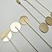 50 Pcs Gold Tone Round Tray Lapel Pin Stainless Steel Safety Pins Brooches for Men Women Suit Tie Hat Scarf Badge DIY Costume Jewelry Accessories