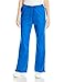Cherokee Women's Ww Flex Mid-Rise Moderate Flare Drawstring Scrub Pant, Royal, X-Small