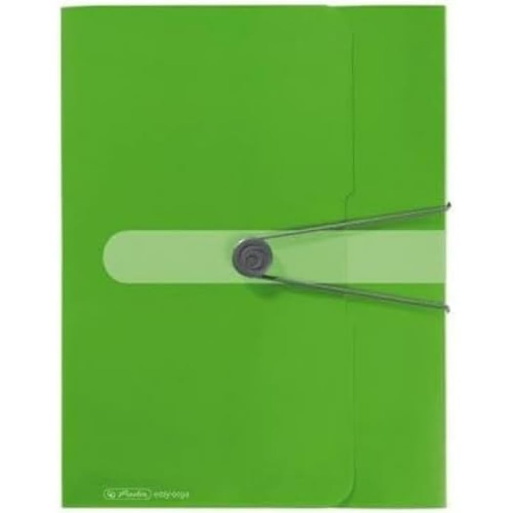 Herlitz Archive Box A4 Polypropylene with Spine Label Back Width 4 Cm, 1 Piece, Design Print Opaque Apple Apfel