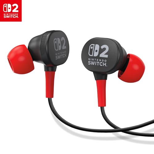 PowerA Wired Earbuds for Nintendo Switch 2 - Black... en promo sur Amazon