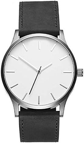 Feitengtd Fashion Business Quartz Large Dial Watch For Men's Matte Belt Wrist Watch Valentine's Day