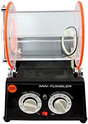 Vivianxx25 Canty Wang Jewelry Polishing Machine/Rotary Tumbler Gold Silver Tumbler/Jewelry Grinding Tumbler/Diamond Burnishing Machine with 5kg Capacity (110V)