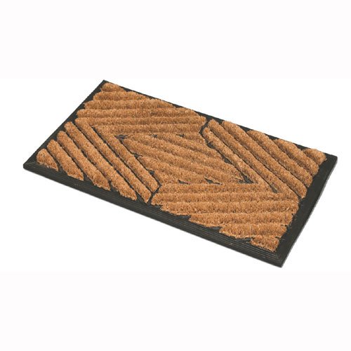 NEW Large Outside Door Mat Heavy Rubber Coir Duty Mat Front Outdoor