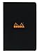 Rhodia Staplebound Notebooks ruled, black cover 8 1/4 in. x 11 3/4 in. 48 sheets