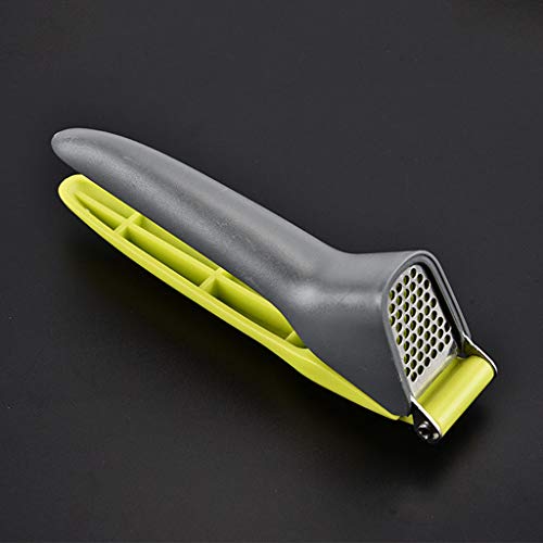 Stainless Steel Garlic Press Crusher Squeezer Masher Home Kitchen Mincer Tool-SUNSEE New (Green) - Thumbnail 5