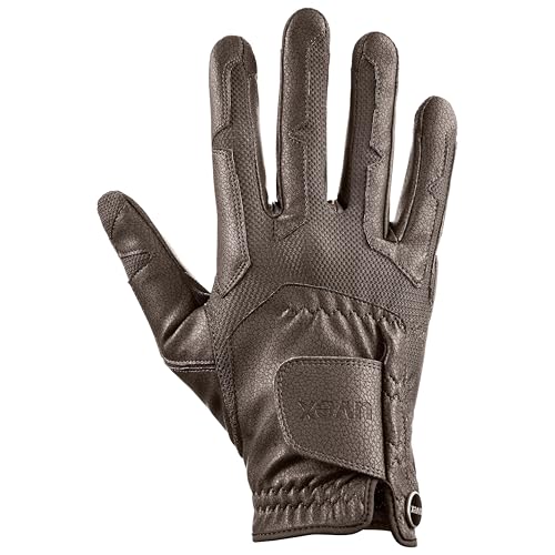 Uvex Ventraxion - Flexible Riding Gloves for Men and Women - Durable - Breathable Material - Brown - 5-6