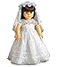 CARPATINA Special Day Communion Bridal Dress, Veil and Flower Wreath fits 18