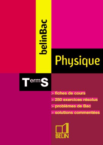 Physique, Term S