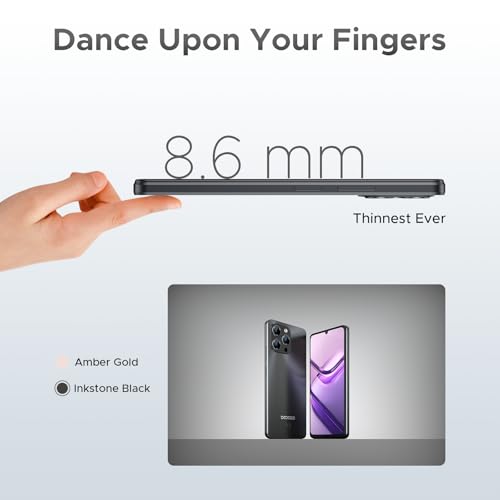 DOOGEESmart Note 58 Pro Mobile Phones, Android 16 Smartphone, 6250mAh& 32(8+24) GB+256GB/2TB, 6.75" HD+ 90Hz Display, 4G Dual SIM Free Unlocked Phones, Widevine L1, Fingerprint/Face ID/OTG/GPS/NFC