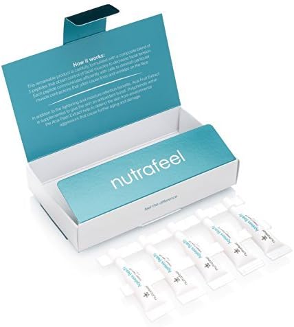 Ageless Beauty Instant Face Lift (5 Vials) with Argireline, Hyaluronic Acid - Your BOTOX Alternative! Reduces Eye Bags, Wrinkles, Lines, Puffiness &amp; Dark Circles INSTANTLY! by Nutrafeel