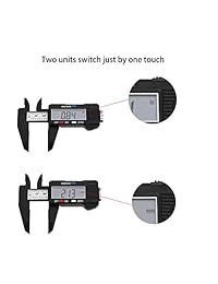 150 mm 6 inch LCD Digital Electrónica Fibra de Carbono Calibre Vernier micrómetro Gauge herramienta de medición