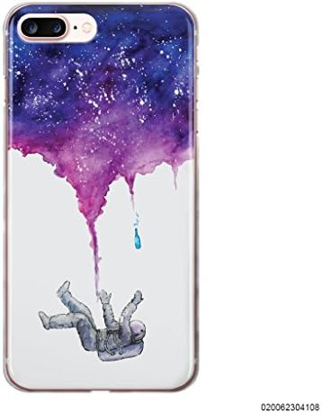 blitz versand germany ® ESCAPE Protective Case Transparent TPU Cartoon Astronaut M7 Apple iPhone X