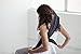 40 Winks Travel Pillow - Neck Pillow for Airplanes, Trains, Cars, Buses, Office or Home Napping. Adjustable Cotton Jersey Straps for full Head & Neck Support. (Charcoal Grey)