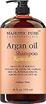 Argan Oil Shampoo from Majestic Pure Offers Vitamin Enriched Gentle Hair Restoration Formula for Daily Use, Sulfate Free, Moroccan Oil & Potent Natural Ingredients, for Men and Women 16 fl. oz
