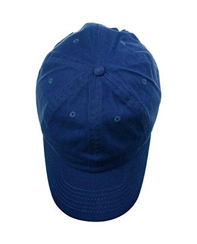 NYFASHION101 Unisex Adjustable 6-Panel Low-Profile Baseball Cap LOW100- HG ROYAL BLUE