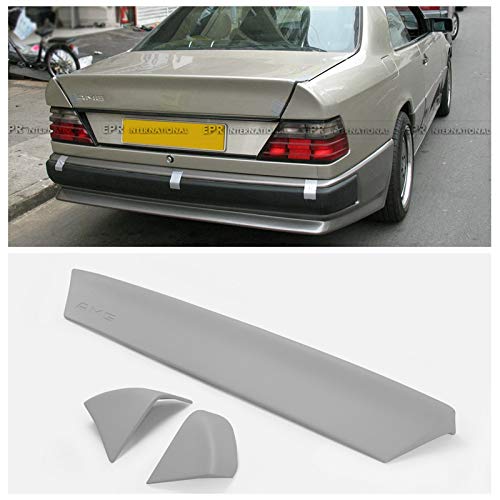 for Sedan W124 300E E-Class 84-95 FRP unpainted AMStyle RearTrunk Spoiler Wing Lip bodykits