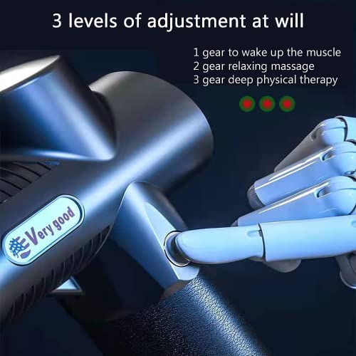 Massage Gun, Muscle Therapy Gun for Athletes, Deep Tissue Percussion Body Muscle Massager,Handheld Electric Full Body Therapy Massage Gun