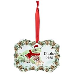 Dumpy Tree Frog Christmas Ornament 2024