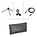 Audio-Technica AT2020USB+ Cardioid Condenser USB Microphone Bundle with Boom Arm Stand and Pop Filter (3 items)