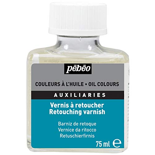 Pebeo 650820 75 ml Retouching Varnish, Transparent