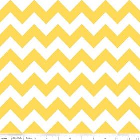 Chevron Stripe Yellow Flannel Fabric SKU F320-50 Riley Blake Designs