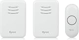 Byron Wireless Doorbell Set 150 m Range 16 Melodies Battery Chime DBY-22314UK view 3