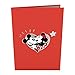 Lovepop Disney Mickey & Minnie In Love Pop Up Card - 3D Valentines Day Card Pop Up Valentines Day Card, Couples Card, Pop Up Greeting Card, Disney Birthday Card