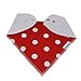 Mittagong Unisex Cotton Baby Bandana Drool Bib with Snaps for Boys Set of 4