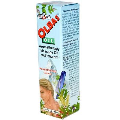 Olbas Therapeutic, Aromatherapy Inhalant And Massage Oil, 0.32 Fl Ounces. Pack Of 2