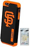 Forever Collectibles - (MLB) - San Francisco Giants Dual Hybrid 2-Piece TPU Case And Screen Guard for Apple iPhone 5/5s