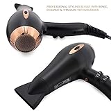 AsaVea Hair Dryer Pro AC Motor Ionic & Ceramic Fast 1875W Long Life Blow Dryer by AsaVea