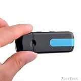 Aperfect Mini USB Disk Hidden Camera Flash Drive Motion Activated Video Recorder DV Camcorder with Audio Recording