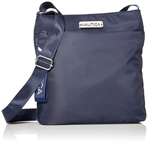 klare crossbody in signature canvas with rivets