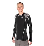 IntelliSkin Men's Foundation Athletic Long Sleeve Shirt, Black, Large