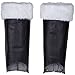 amscan Christmas Santa Boot Covers, 1 pair | Party Costume, Black
