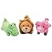 Coastal Pet Products Li'l Pals Plush and Vinyl Hotdog Dog Toy w/ Squeaker, Multicolored, 4.25