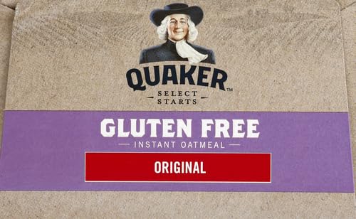QUAKER INSTANT OATMEAL, GLUTEN FREE ORIGINAL, BREAKFAST CEREAL, 10 PACKETS