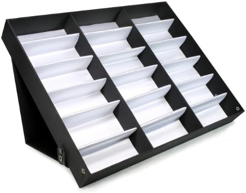 Edge I-Wear 18 pcs Sunglasses Organizer Eyewear Display Storage Case Tray D-8A
