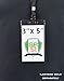 Vertical Oversized 3X5 Vinyl ID Badge or Ticket Holder - 3 X 5 Inches (XL35V) by Specialist ID (Sold Individually)