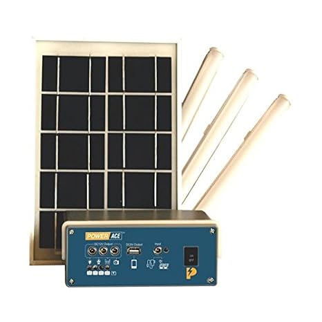 Buy Power Ace Abs 20 Solar Home Lighting System With 5v Dc