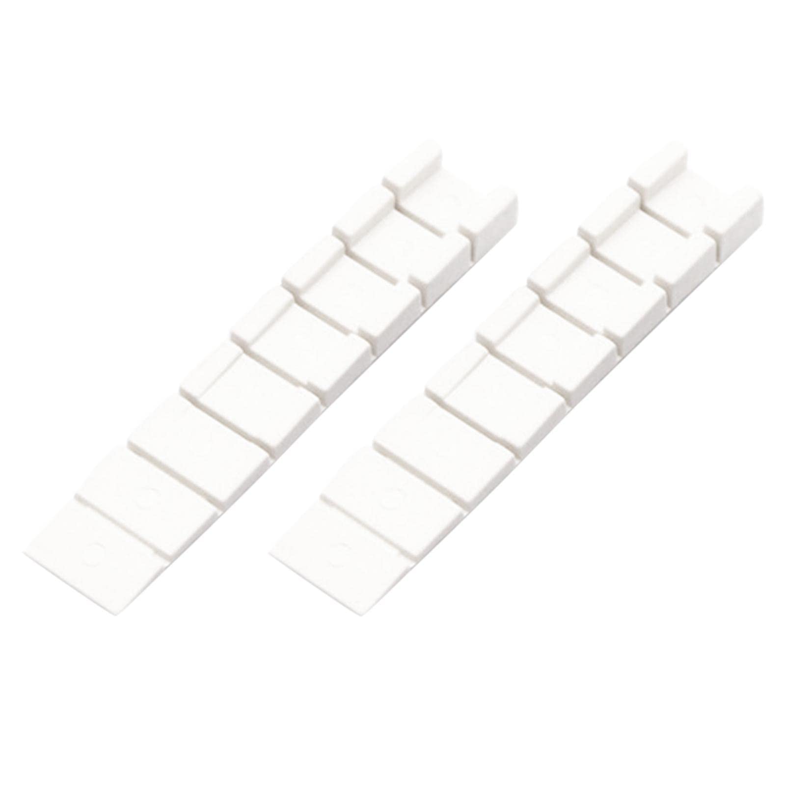 Faderr 20pcs Furniture Alignment Leveller Wedges, Adjustable With Breakaway Points Home Balancing Chocks for Furniture on Uneven Floors(White)
