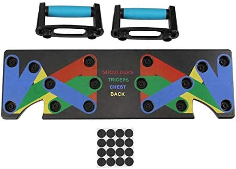 9-in-1 Fitness Tools Pushing Training System Push Up Rack Board Fitness Exercise Men's Women's Workout Push-Ups Gym