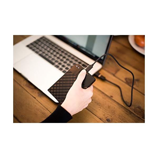 Verbatim Fingerprint Secure, 1 TB, Schwarz, Externe Festplatte mit Fingerabdruckscanner, USB 3.1 GEN 1, Festplatte extern, für Windows & Mac OSX, tragbare Festplatte, USB Festplatte – Bild 6