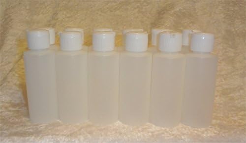 2-oz Cylinder Soft Squeeze Bottles with Flip Spout Cap (Bag of 6)