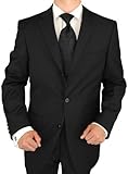 Giorgio Napoli Men's Suit Three Button Jacket Side Vents Pleated Pants